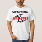 T - SHIRT-GENERATION X PUNKROCK T-Shirt (Vorderseite)