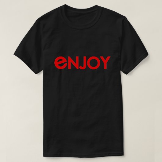T - Shirt genießen (Design vorne)