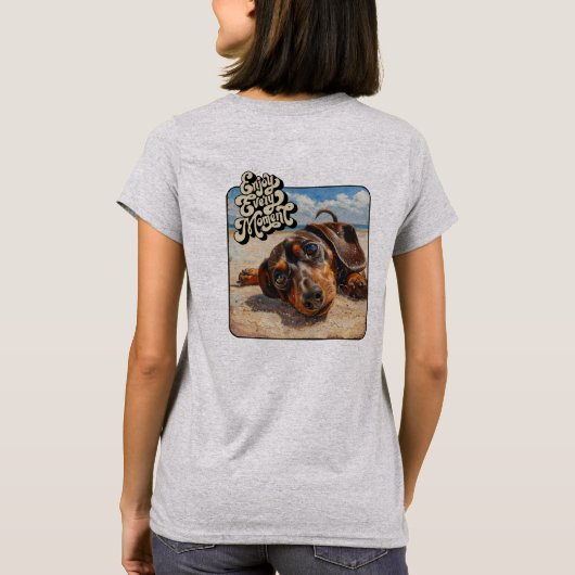 T - Shirt "Genießen Sie jeden Moment" (Rückseite)