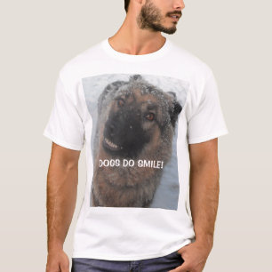 T - Shirt German Shepherd Hunde Do Smile