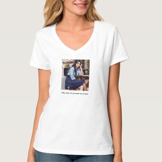 T-Shirt-Geschenk Freundin T-Shirt (Vorderseite)