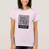 T - Shirt-Geschenk für QR-Code-Scan-Info anpassen T-Shirt (Vorderseite)