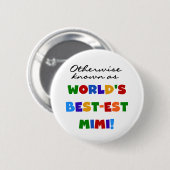 T - Shirt-Geschenke des Gut-est der Welt helle Button (Vorne & Hinten)