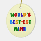 T - Shirt-Geschenke des Gut-est der Welt helle Keramikornament (Links)