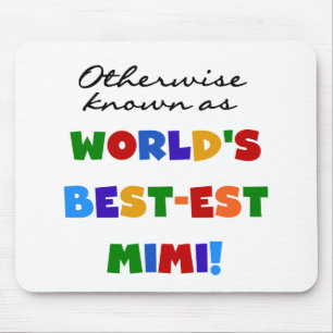 T - Shirt-Geschenke des Gut-est der Welt helle Mousepad