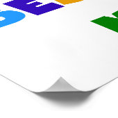 T - Shirt-Geschenke des Gut-est der Welt helle Poster (Ecke)