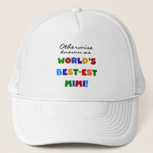 T - Shirt-Geschenke des Gut-est der Welt helle Truckerkappe