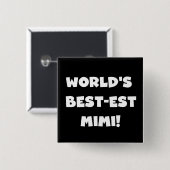 T - Shirt-Geschenke des Gut-est der Welt weiße Button (Vorne & Hinten)