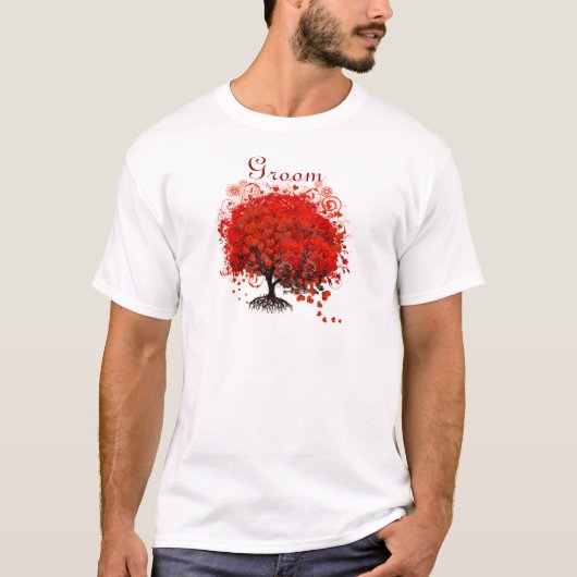 T - Shirt, Geschenke, Sticker und Gefallen von Red T-Shirt (Vorderseite)