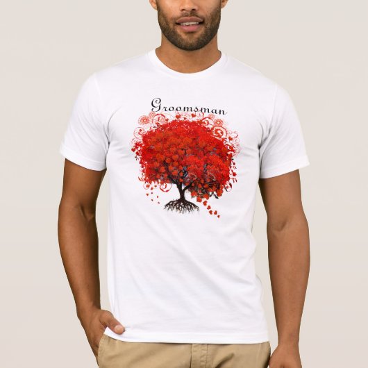T - Shirt, Geschenke, Sticker und Gefallen von Red T-Shirt (Vorderseite)