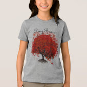 T - Shirt, Geschenke, Sticker und Gefallen von Red Tri-Blend Shirt (Vorderseite)