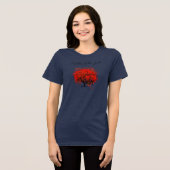 T - Shirt, Geschenke, Sticker und Gefallen von Red Tri-Blend Shirt (Vorderseite voll)