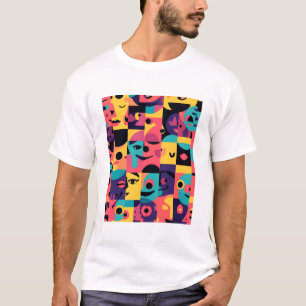 T-Shirt-Gesichtsmockup – Hochwertige Kleidungspräs T-Shirt
