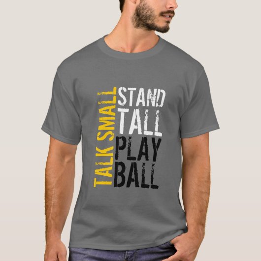 T - Shirt - Gesprächs-kleiner Stand-hoher (Vorderseite)