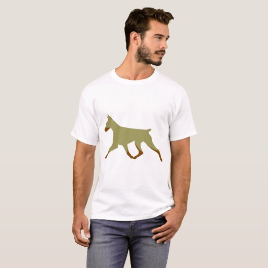 T - Shirt - gezüchtete Fauna und Rust Doberman Gai (Vorne ganz)