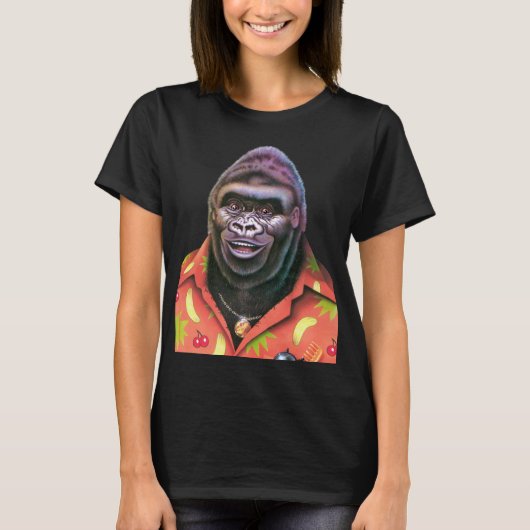 T Shirt Giant Vain Gorilla Design. (Vorderseite)