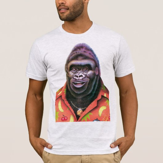 T Shirt Giant Vain Gorilla Design. (Vorderseite)