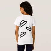 T - Shirt Girls | Kosmischer Dreamer (Schwarz voll)