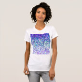 T - Shirt-Glitzer-Grafik-Hintergrund T-Shirt (Vorne ganz)