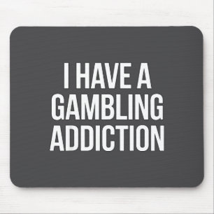 T-Shirt Glücksspielsucht Poker Casino Mousepad