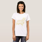 T - Shirt Golden Retriever (Vorne ganz)