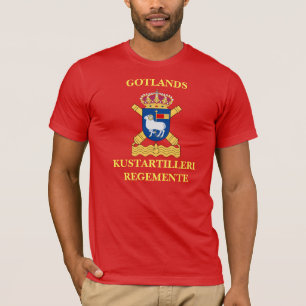 T - Shirt Gotlands Kustartilleriregemente.