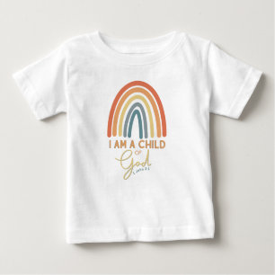 T - Shirt Gottes mit Regenbogendesign