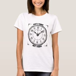 T-Shirt „Gottes Zeitplan, nicht deiner“