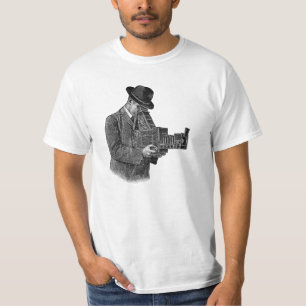 T - Shirt "Graflex Camera" für Werbung