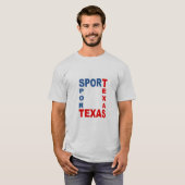 T - Shirt Gris Home SPORT TEXAS (Vorne ganz)
