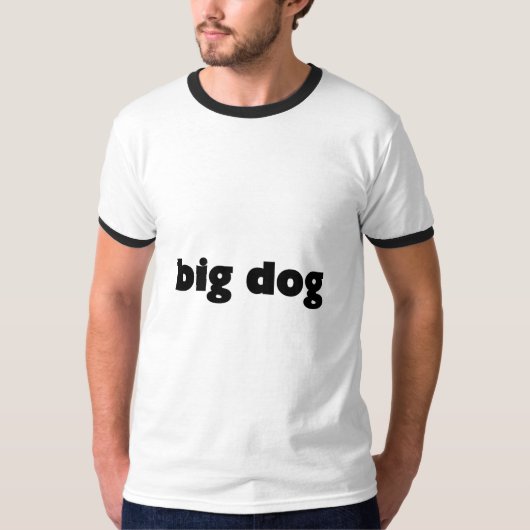 T - Shirt "großer Hund " (Vorderseite)