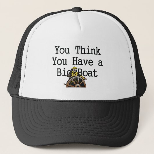 T-SHIRT großes Boot Truckerkappe (Vorderseite)