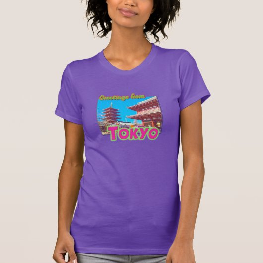 T - Shirt "Gruß aus Tokio" (Vorderseite)
