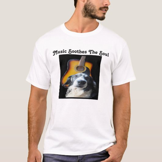 T - Shirt Guitar Dog (Vorderseite)