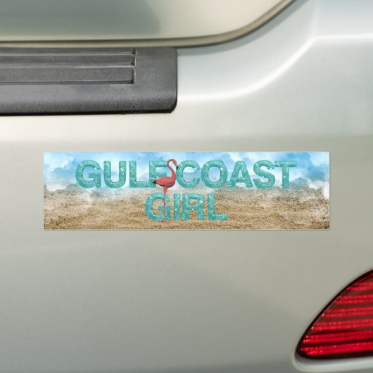 T-SHIRT Gulf Coast Girl Autoaufkleber (Auf Auto)