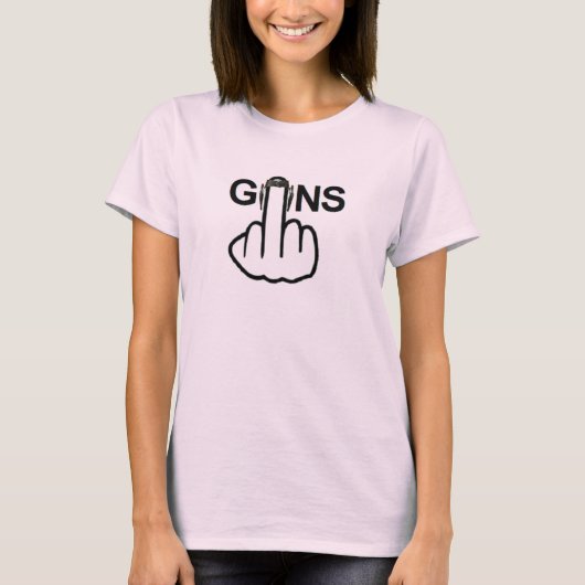 T - Shirt Guns Gedreht (Vorderseite)