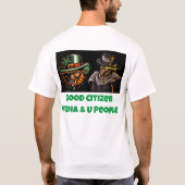 T - Shirt Gute Bürgermedien & U People (Rückseite)