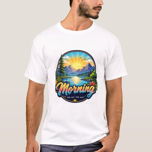 T-Shirt guten Morgen (Vorderseite)