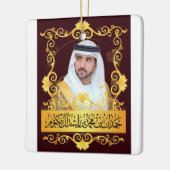 T - Shirt Hamdan bin Rashid Al Maktoum Keramikornament (Links)