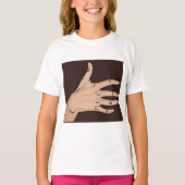 T - Shirt Handmädchen (Vorderseite)