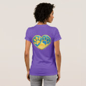 T-Shirt Happier dog (Schwarz voll)