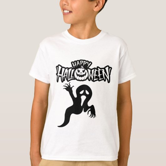 T - Shirt Happy Halloween (Vorderseite)