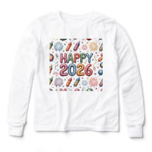 T-Shirt-Happy New Year 2026 Matching Family