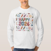 T-Shirt-Happy New Year 2026 Matching Family T-Shirt (Vorderseite)