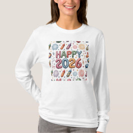 T-Shirt-Happy New Year 2026 Matching Family T-Shirt