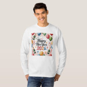 T-Shirt-Happy New Year 2026 Matching Family T-Shirt (Vorne ganz)