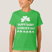 T - Shirt "Happy Saint Patrick's Day" (Vorderseite)