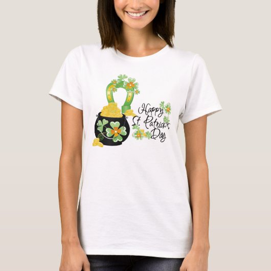 T Shirt Happy St Patricks Day (Vorderseite)