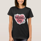 T - Shirt-Happy-Valentinstag T-Shirt (Vorderseite)