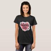 T - Shirt-Happy-Valentinstag T-Shirt (Vorne ganz)